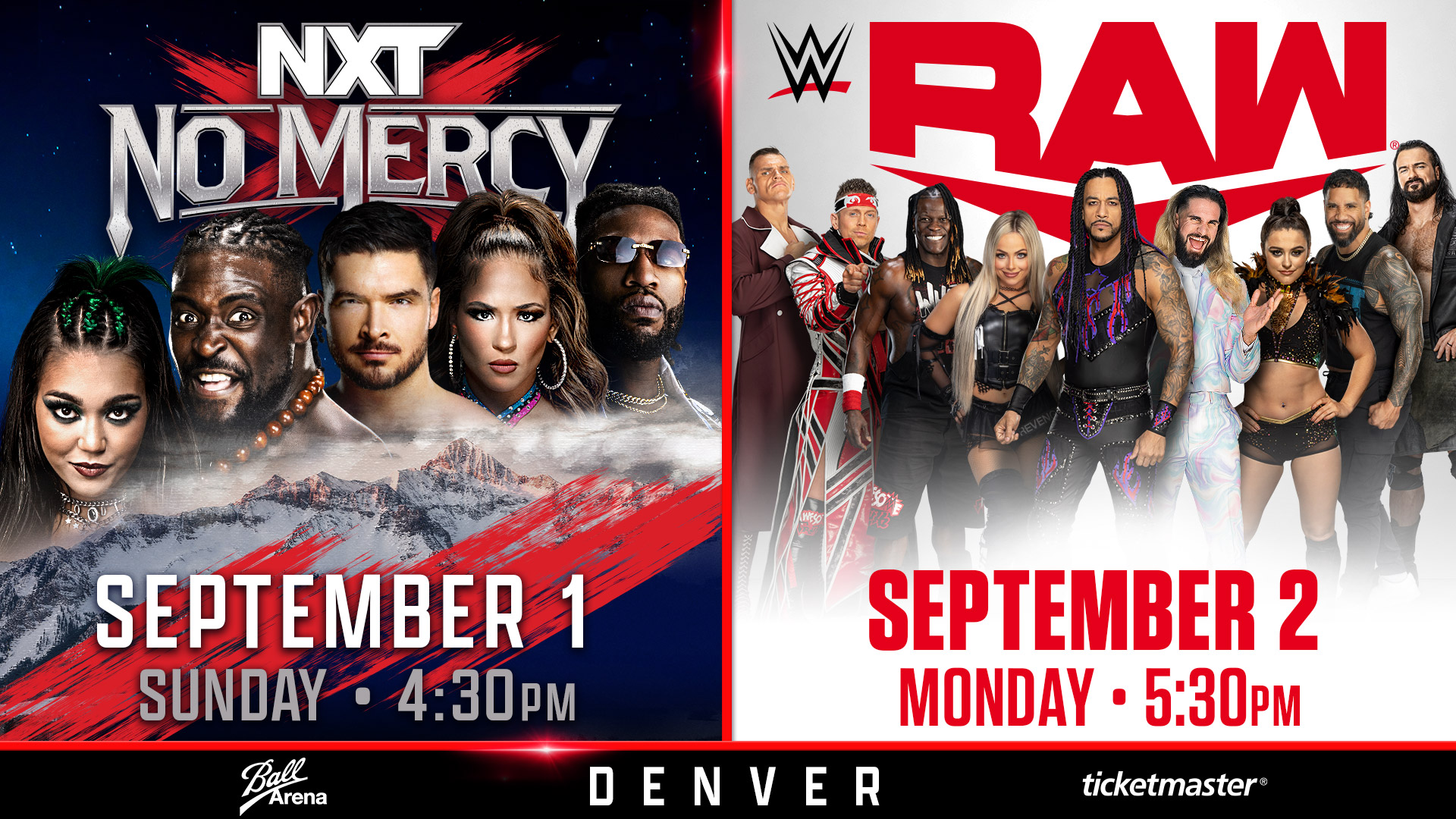 NXT No Mercy / WWE RAW BAI